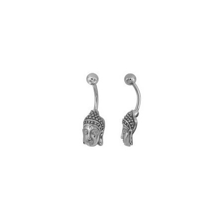 Piercing nombril motif bouddha zen thailandé en acier chirurgical haute qualité pas cher