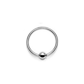 Anneaux piercing acier 1.6mm bille 5mm pour téton piercing nombril et piercing génital