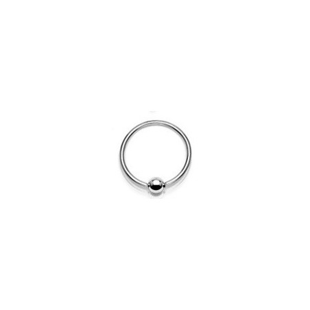 Anneaux piercing acier 1.6mm bille 5mm pour téton piercing nombril et piercing génital