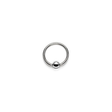 Anneaux piercing acier chirurgical  1.6mm bille 4mm