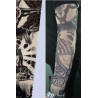 Machette faux tatouage religieux gang latino chapelet