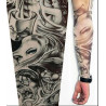 Manche faux tattoo motif Tattoo Clown et Femmes en nylon