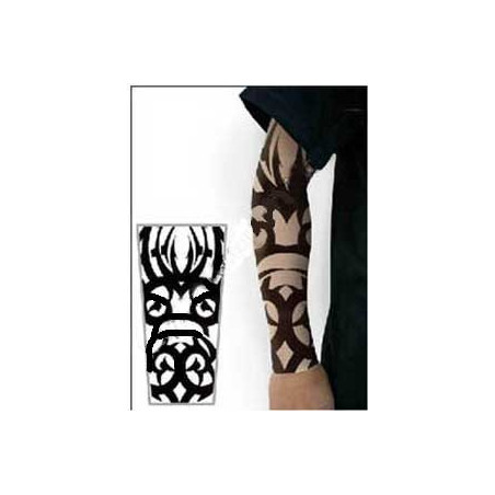 Manche faux Tatouage Tribal en nylon de qualité