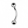 Piercing banana arcade classique en acier chirurgical bille acier 3mm