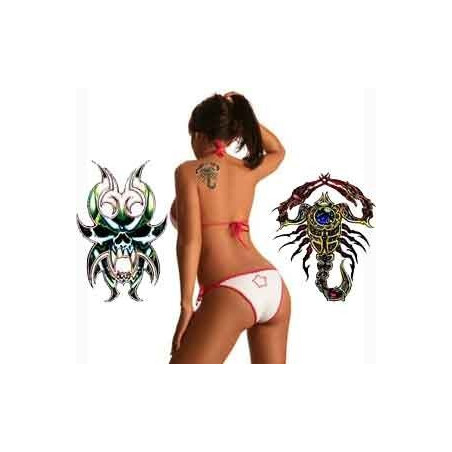 Tatouage Scorpion Tribal geant autocollant