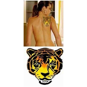 Tatouage Tigre geant autocollant