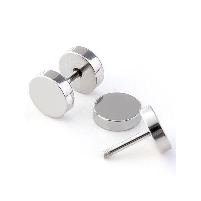 Faux plug écarteur acier chirurgical Faux plug écarteur acier chirurgical