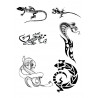 Tatouage autocollant Reptile