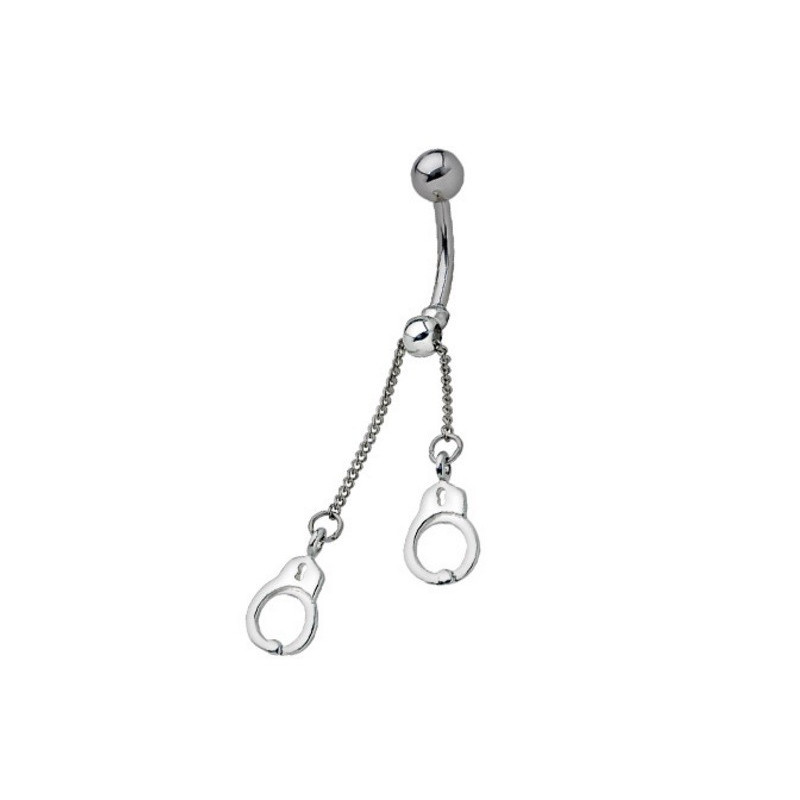 Piercing capuchon menotte pendante