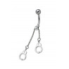 Piercing capuchon menotte pendante