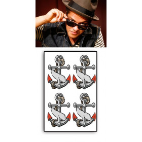 Bruno Mars tattoos temporaires Ancres