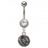 Piercing nombril pendant Grim Reaper sons of anarchy