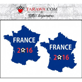 Tatouage éphémère coupe d'Europe 2016