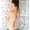 tatouage dos sexy tribal femme