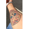 tatouage calaveras sur l'avant bras