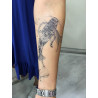 Tatouage éphémère carpe maori