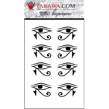 Tatouage éphémère oeil Horus