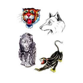 Tatouage Tigre panthere Loup