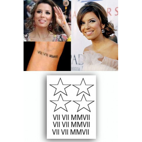 Eva Longoria Tattoos