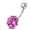 Piercing nombril classique solitaire