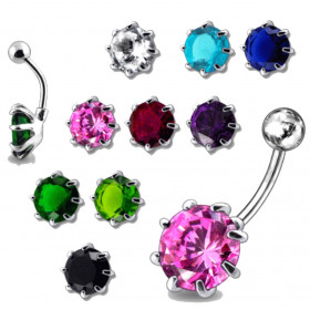 piercing nombril classique pour femme