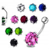 piercing nombril classique pour femme