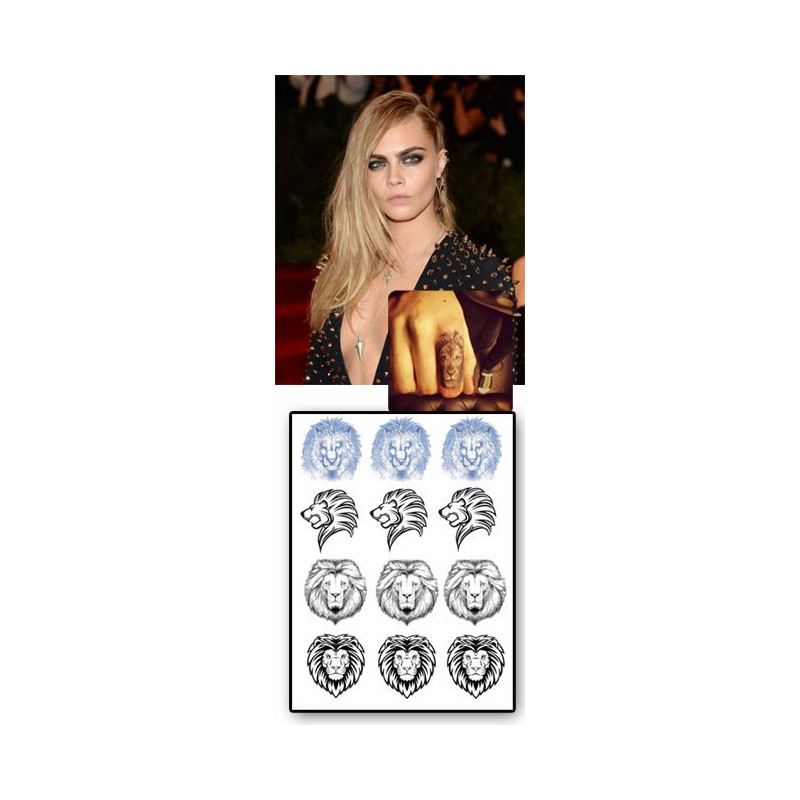 Cara Delevingne Tattoo Lion