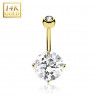 Piercing Nombril Or 14 carats