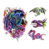 Tattoos temporaires Dragons