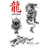 Tatouage Dragon autocollant