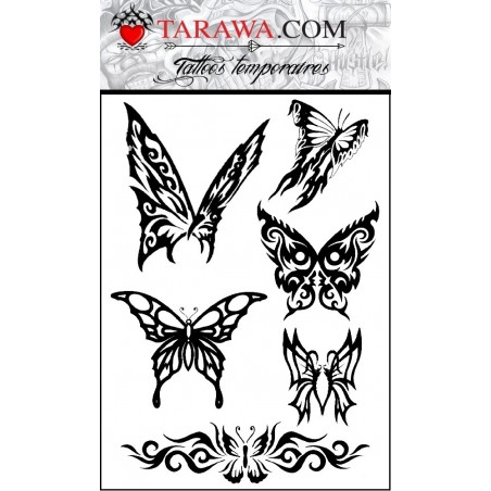 Tatouage Papillon Tribal