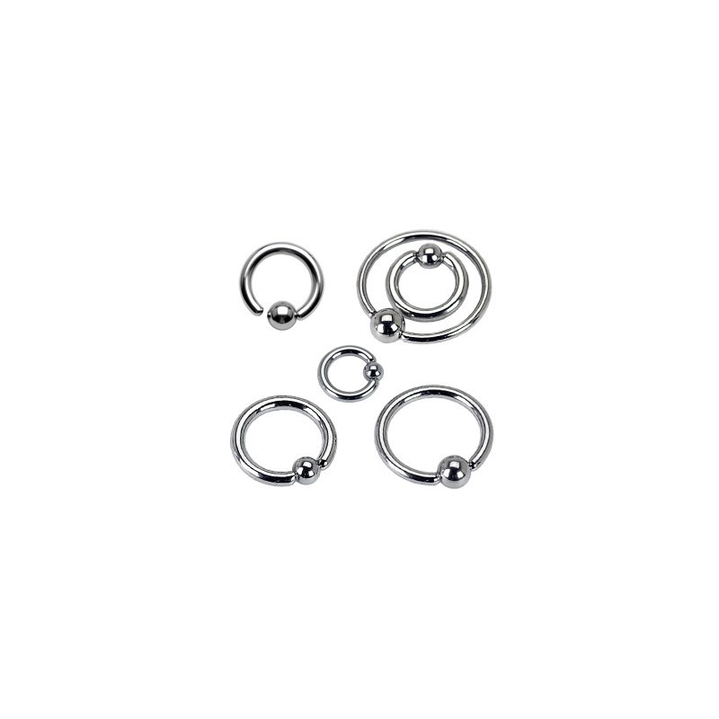 Anneau bille fixe piercing nez fin Anneau bille fixe piercing nez fin