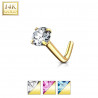 piercing nez or massif forme L discret