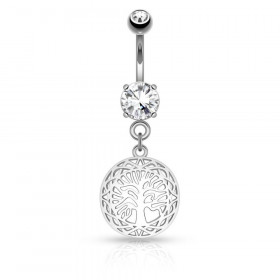 Piercing nombril Arbre de vie pendentif