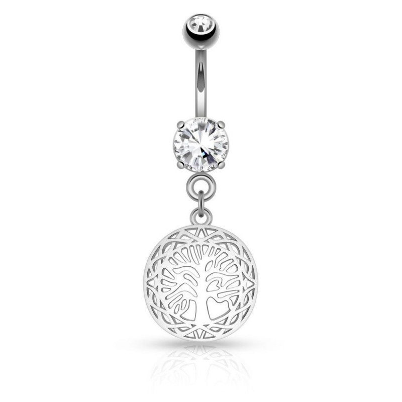 Piercing nombril Arbre de vie pendentif