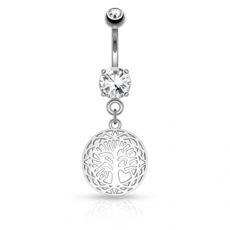 Piercing nombril Arbre de vie pendentif