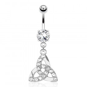 Piercing Nombril Triangle Celte