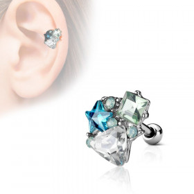 Piercing cartilage oreille divers motifs