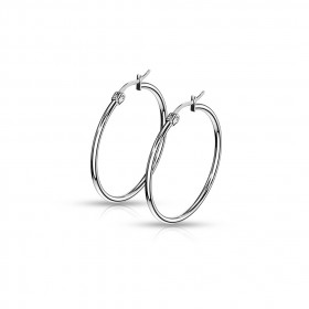 Boucles d'oreilles créoles 3.5 cm