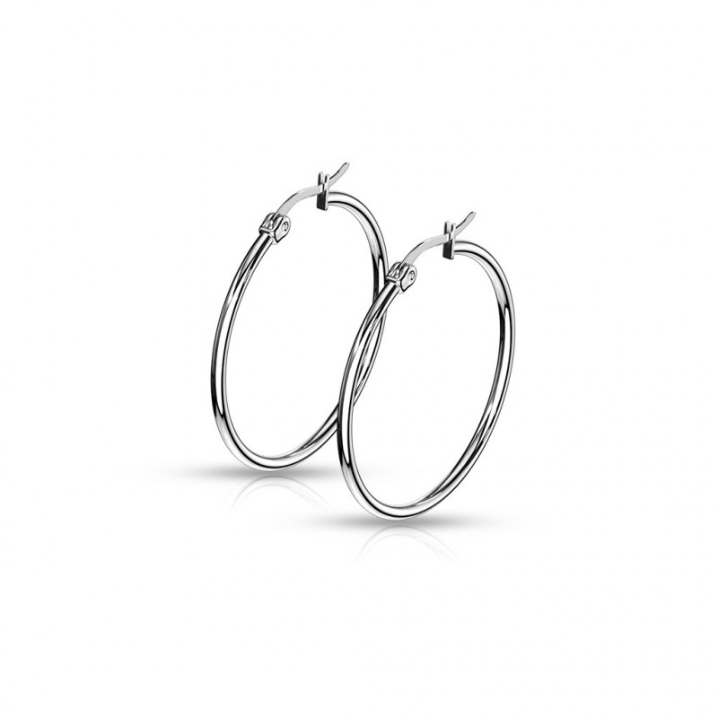 Boucles d'oreilles créoles 3.5 cm