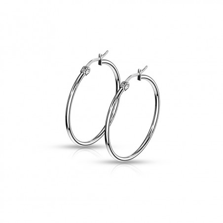 Boucles d'oreilles créoles 3.5 cm