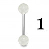 Piercing langue phosphorescent