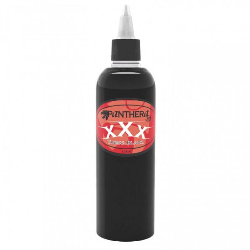 Encre tatouage noire spécial tribal PANTHERA XXX TRIBAL 150 ml