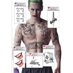 Tatouage Temporaire Joker Achat Vente De Faux Tattoo Motif Joker
