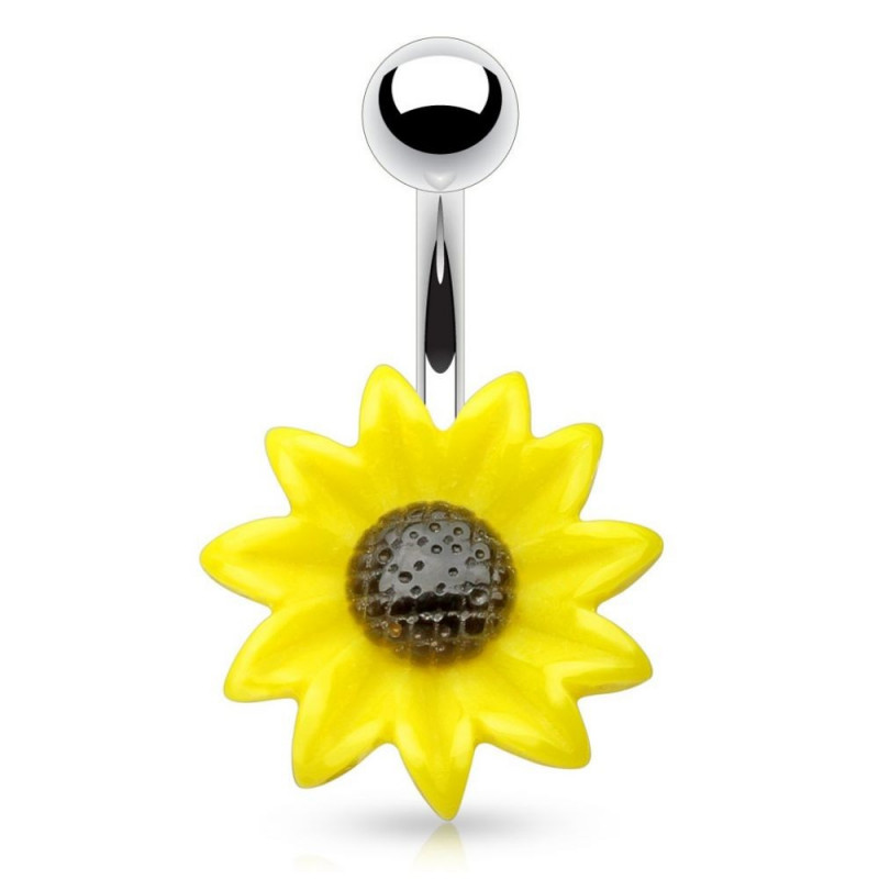 piercing nombril Tournesol