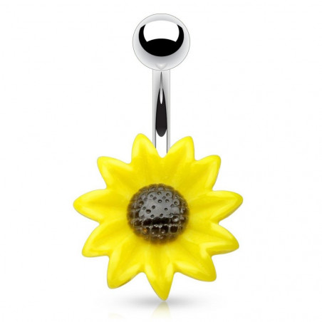 piercing nombril Tournesol