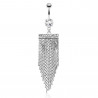 Piercing nombril cascade chaines