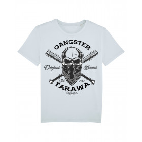 Tee-shirt blanc Gangster coton homme Marque Tarawa