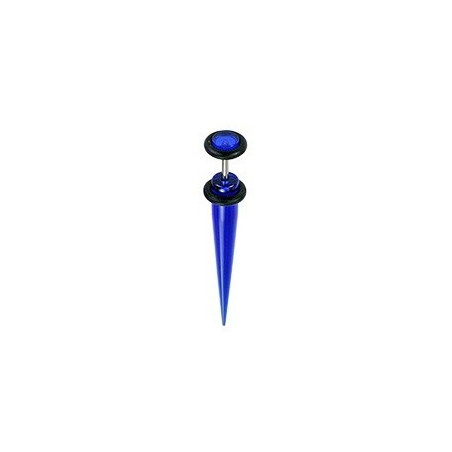 Faux expendeur acrylique couleur bleu