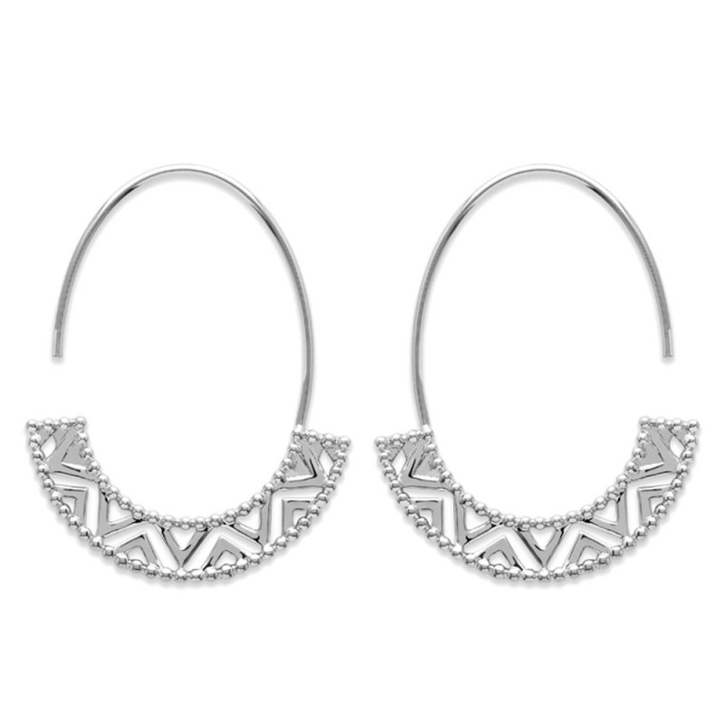 Créoles style inca en Argent 925